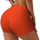 thumbnail image 1 of Fotbe Orange Shorts Sin Costuras – Shorts Deportivos de Cintura Alta para Mujer, Elásticos para Gimnasio, Yoga, Running o Ciclismo-Medium, 1 of 8