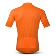 thumbnail image 5 of Maillot de ciclismo con media cremallera para hombre y mujer, camiseta de ciclismo, ropa de ciclismo de manga corta para montaña, carretera, descenso, verano, color naranja, 5 of 5