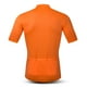 thumbnail image 5 of Maillot de ciclismo con media cremallera para hombre y mujer, camiseta de ciclismo, ropa de ciclismo de manga corta para montaña, carretera, descenso, verano, color naranja, 5 of 5