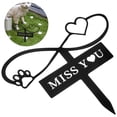 thumbnail image 1 of OULII Plaque Commémorative Cimetière pour Chat, Marqueur de Tombe en Métal, Design Réfléchi, 1Pcs, 1 of 7