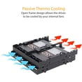 thumbnail image 5 of ICY DOCK Support Flex-FIT Quattro MB344SP 4 x 2.5 HDD/SSD pour Baie Externe 5.25 Pouces, 5 of 5