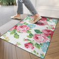 thumbnail image 4 of Pioneer Flower Floral Print Pattern Door Rugs,Washable Non Slip Door Mats Indoor,Decorative Door Mats,Entry Mat Indoor for Entrance,Bedroom,Kitchen,Bathroom,17"x30", 4 of 6