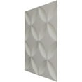 thumbnail image 4 of Ekena Millwork 19 5/8"W x 19 5/8"H Wallflower EnduraWall Decorative 3D Wall Panel, Universal Aged Metallic Weathered Steel (Covers 2.67 Sq. Ft.), 4 of 6