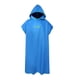 thumbnail image 1 of Soidarity Poncho De Microfibra Para Unisex Absorbente Ligero Y Práctico Y Absorbente Toallas De Baño Para El Cuerpo Toalla De Baño Gris Deportes acuáticos En azul 1, 1 of 6