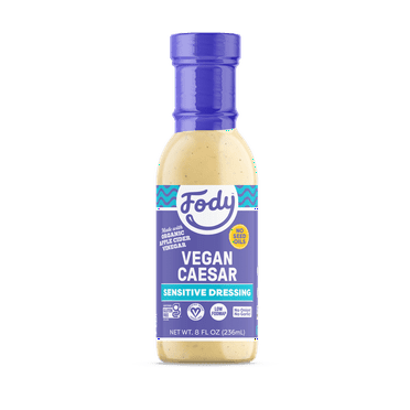 (Pack of 6) Fody Caesar Salad Dressing, 8 fl oz