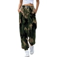thumbnail image 1 of Womens Pants plus Size Business Casual Pants for Women 2x Women Long Solid Color Print Adjustable Elastic Drawstring Toe Adult Female Clothes AG Size S, 1 of 6