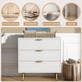 thumbnail image 3 of Modern 9 drawer dresser,  Fluted Dressers Chest of Drawers ,  Wood Storage Dresser Organizer for Bedroom, Living Room, Hallway, Entryway, 3 of 8