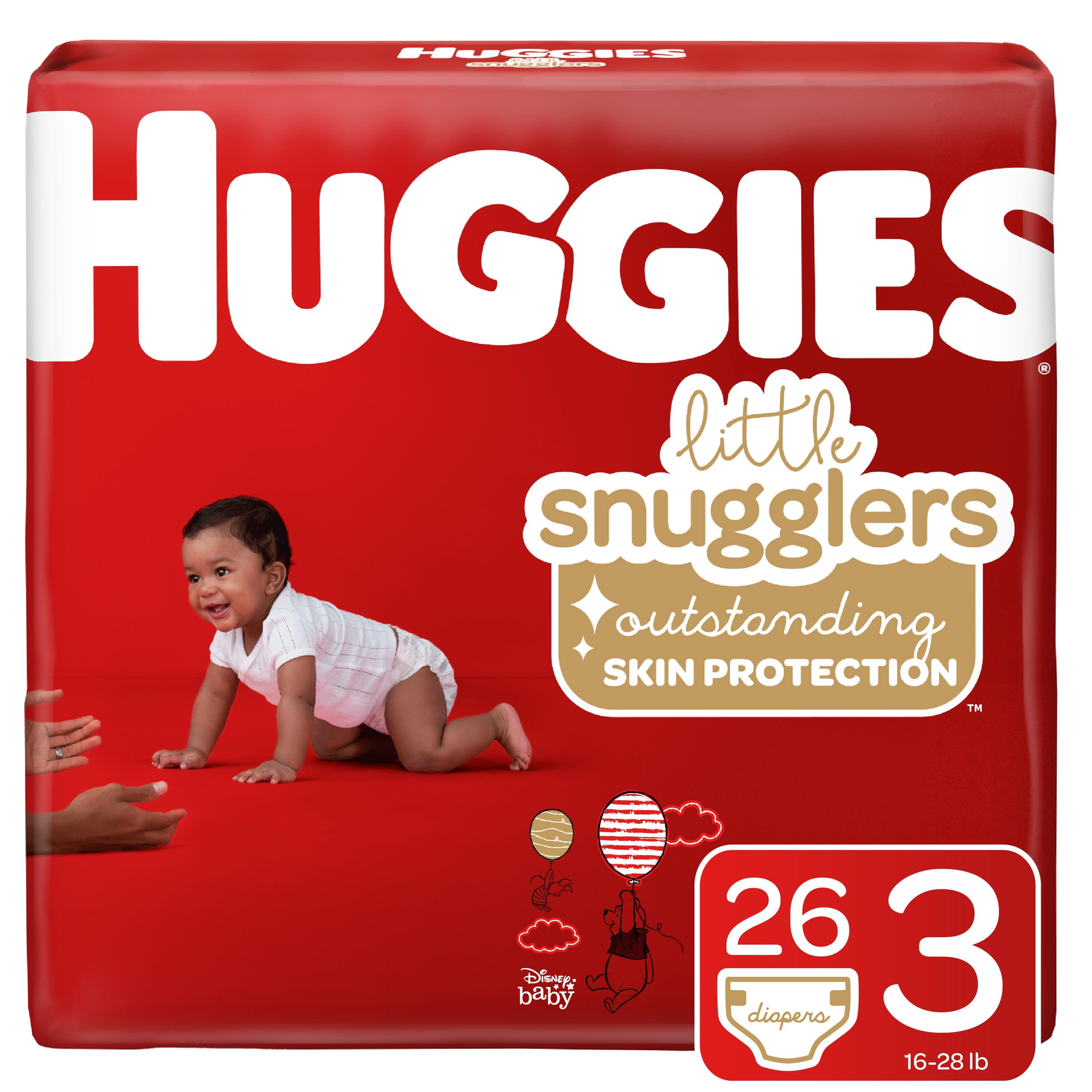 walmart huggies little snugglers size 3
