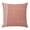 Blush Pink, Rose Quartz, Dusty Rose, Cream, variant on Throw Pillow Covers 16x16 Inch, Peach Pink Texture Decorative Pillow Cases for Couch Sofa Bed, Country Farmhouse Burlap Stripes Cotton Linen Square Home Decor Pillowcases with Hidden Zipper