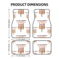 thumbnail image 2 of LAKIMCT Love Sloth Car Mats, Neoprene Front Rear Floor Mats for Cars, Waterproof Anti-Slip Car Floor Mats Full Set, Universal(4 Pcs), 2 of 6