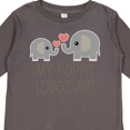thumbnail image 4 of Inktastic My Pappy Grandpa Loves Me Boys or Girls Long Sleeve Toddler T-Shirt, 4 of 5