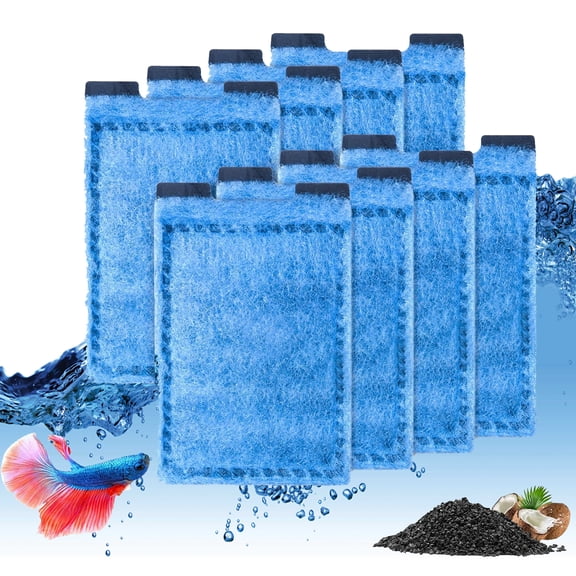 Tawatiler 8 Pack Rite-Size Z Filter Cartridges Compatible with MarineLand Eclipse Filtration Systems & Marineland Hidden Filtration System for Rite-Size Z Replacement Filter Cartridges