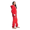 thumbnail image 3 of Hoodie Red Onesie Jumpsuit Premium One-Piece SweatSuit for Men & Women, 3 of 3