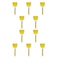 thumbnail image 3 of Moyic Matamoscas de acero inoxidable, antideslizante, Color sólido, portátil, ergonómico, telescópico, 12cm, PE, matamoscas, insectos, Amarillo 10Conjunto, 3 of 6