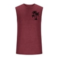 thumbnail image 5 of Hilenly Mens Summer Beach Tank Top Sleeveless Hawaiian Palm Tree Graphic Tees Muscle Shirts Vacation Tops, 5 of 6