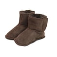 thumbnail image 1 of Eastern Counties Leather - Botas de piel de oveja y cierre con solapa para bebés (Chocolate), 1 of 2