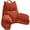Bright Orange-Large-For heights over5'3"-Weight6.83 lbs, variant on Readingow For Bed With High Arm Rests Support Sitting Up In Shredded Memory Foam Tv Gaming Or Relaxing On Floor (pink Large)