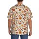 thumbnail image 3 of Fotbe Thanksgiving with Food Camisa Estampada de Manga Corta para Hombre, Casual de Verano, Estilo Playero, Sin Arrugas-XX-Large, 3 of 5