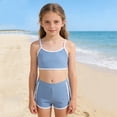 thumbnail image 2 of XINXIAOO Swimming Suit for Girls 2 Piece Bikini Set with Cover up Shorts Kids Bathing Suits Girls, Size 8Y-16Y, 2 of 9