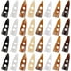 thumbnail image 1 of 36 botones de palanca acrílicos, 9 colores, 2 agujeros, botones de cuerno con dientes, accesorios de costura de repuesto, 1 of 7