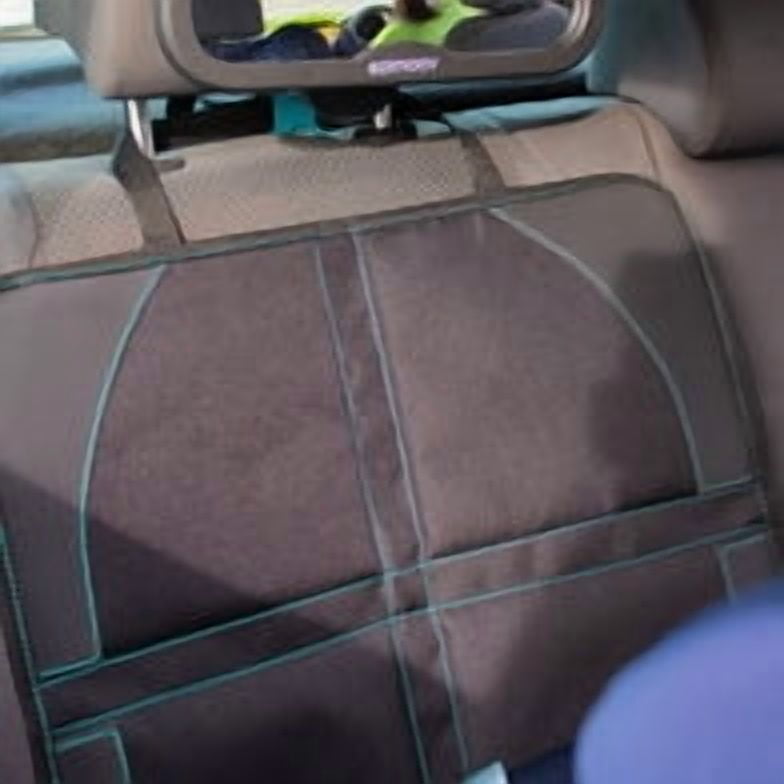 Ezimoov Premium Durable Car Seat Protection, 3 Large Pockets, Organizer, Adjustable Straps
