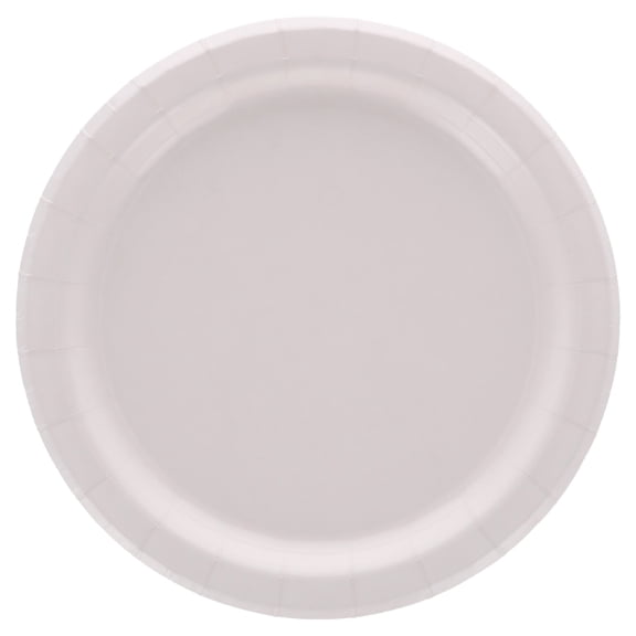 Disposable Paper Plates, 7", White, 70 Count, by Way To Celebrate
