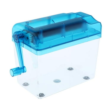 Portable Hand Shredder, Mini Desktop A6 Paper Shredder and Letter Opener, Hand Crank Shredder Heavy Duty Cut Shredder