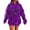Purple, variant on Half Sweatshirts Hoodies Teens Ladies Zipper Sweatshirts Women S Sweat Shirts Long Sweatshirt Hoodie Women's Women's Fashion Hooded Sweatshirt With Print Long Sleeve Drawstring Pullover Comf Red XXXXL