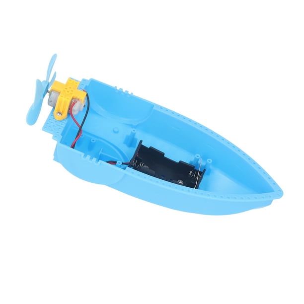 DIY Plastic Boat Toy Set With Motor Propeller,Electronic Assembly Boats Toy  Kit,School Science Experiment Projects For Kids,DIY Gift Toys For Boys
