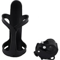 Bicycle Water Bottle Drink Cup Holder Mounting Bracket Motorcycle Bicycle Stroller Can Store Water Bottle Accessories,1 x Bottle cage,Black