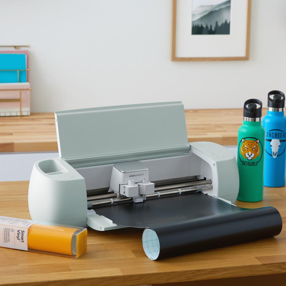 Cricut Maker 3 Machine and Smart Vinyl Black and White Bundle