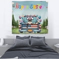 thumbnail image 3 of Happy Easter Siamese American Flag Truck Bunny Ears Tapestry Cat Lover Kitten Owner Gifts Wall Hanging Backdrop Home Decor - 03001, 3 of 5
