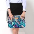 thumbnail image 4 of Funda para portátil de 15,6 pulgadas adecuada para Acer/asus/dell/ipad Pro/lenovo/macbook Pro/macbook Air/funda para portátil de mujer con estampado de hojas de colores (azul), 4 of 4