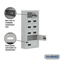 thumbnail image 2 of Salsbury Industries 19065-10ASC Cell Phone Storage Locker - 6 Door High Unit (5 Inch Deep Compartments) - 8 A Doors and 2 B Doors - Aluminum - Surface Mounted - Resettable Combination Locks, 2 of 4
