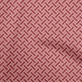 thumbnail image 1 of oneOone Viscose Chiffon Red Fabric Geometrical Quilting Supplies Print Sewing Fabric By The Yard 42 Inch Wide, 1 of 4