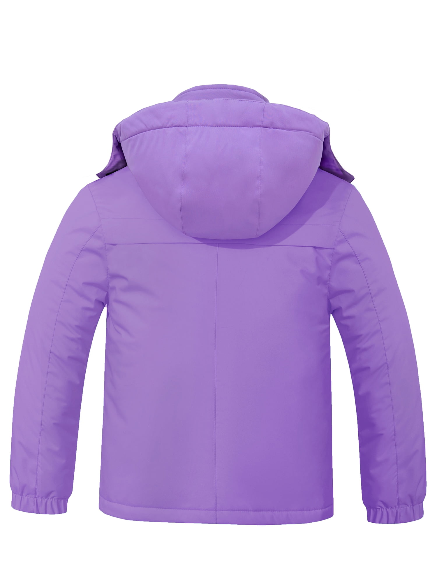 ZSHOW Girl's Snow Coat Waterproof Mountain Ski Jacket Hooded Rain Coat  Purple 14/16