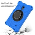 thumbnail image 2 of Allytech Case for T380 T385 T387 T377 T330, EVA Rubber Silicone Kids Friendly Shockproof Heavy Duty Protection Hand Strap Case Cover for Samsung Galaxy Tab A 8.0 T380 T385 T387, Blue, 2 of 6
