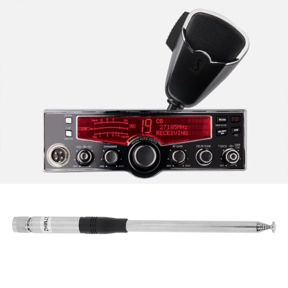 Male CB Radio Antennae 27MHz Telescopic TNC Male Portable Handheld CB Antennae Replacement for President Randy 3