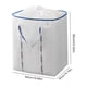 thumbnail image 3 of Bolsas de Almacenamiento de Gran Capacidad para Mudanzas y Embalaje | Organizador de Ropa y Edredones de Plástico Resistente E Impermeable con Asa de Cordón | Bolsa de Equipaje Tejida Reutilizable pa, 3 of 6