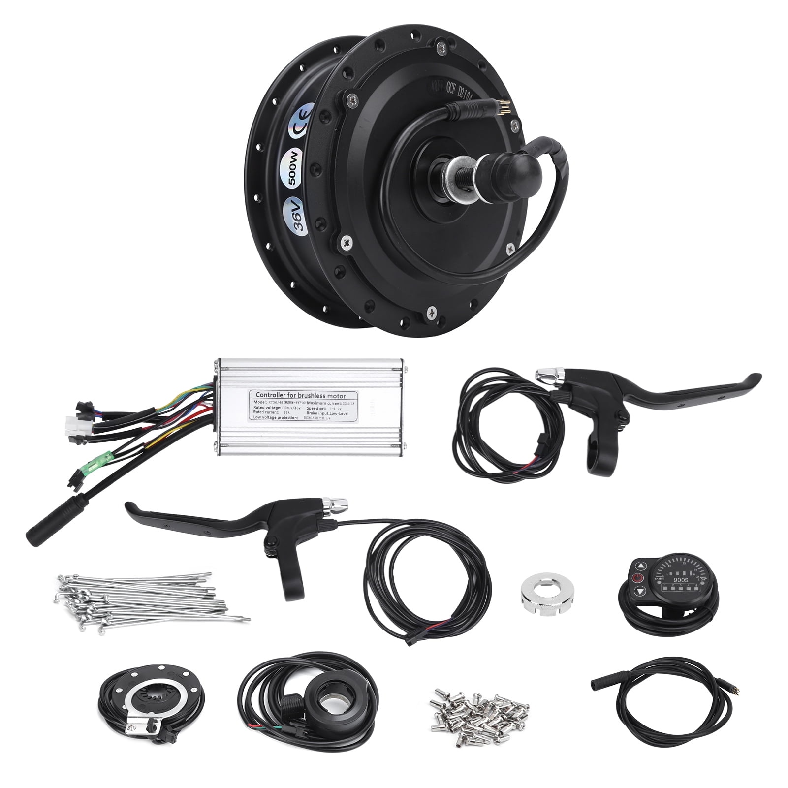 Buy Ymiko Front Wheel Hub Motor Kit, 36V 500W Electric Conversion Kit