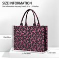 thumbnail image 3 of Large Capacity Tote Bag,Breast Cancer Handbag Fashion Luxury Tote Bag,15.7"x13"x 5.1" Inches,Laptop Compatible, 3 of 6