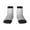 2 Black-1, variant on Silver Glitter Pattern Quarter Crew Socks,Toe Seamed Ankle Socks,Cotton Cushioned Breathable Athletic Crew Sports Socks