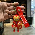thumbnail image 4 of 1pc Cartoon Superhero Keychain, Iron Man Spider-Man Keychain, Bag Pendant, Small Gift, 4 of 5