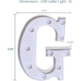 Alphabet Marquee Letters Sign LED Marquee Number Lights Sign with Timer ...