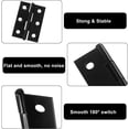 thumbnail image 3 of Murtenze 16 Pack 2 Inch Door Hinges, Black Butt Hinges with Mounting Screws, 3 of 5