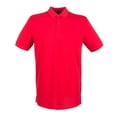 thumbnail image 1 of Henbury - Polo algodón pique tallaje moderno para hombre (Rojo Clásico), 1 of 3