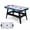 Blue, variant on 57" Foldable Air Hockey Table, Indoor Arcade Game Table with LED Scoreboard, Powerful 12V Motor, Space-Saving Hockey Table for Kids, Adults & Family Game Room