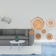 thumbnail image 2 of Adornos Colgantes De Pared De Ratán Tejido, Artesanías Decorativas Para Salón De Té, Pasillo, Dormitorio, Porche, Cafetería, Decoración única., 2 of 8