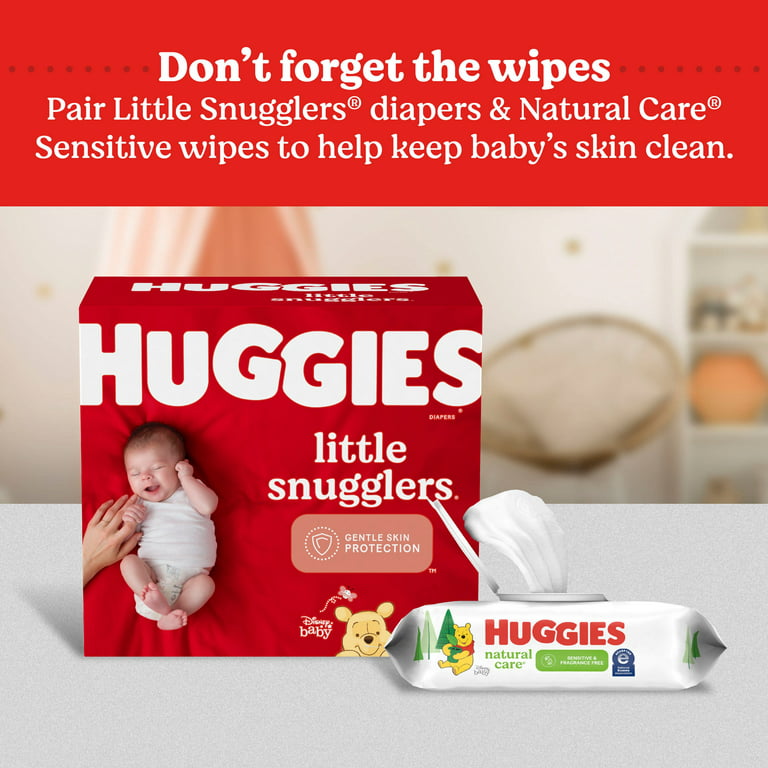 Huggies Little Snugglers Baby Diapers, Newborn