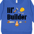 thumbnail image 3 of Inktastic Lil Builder Future Construction Worker Toddler Sweatshirt, 3 of 4